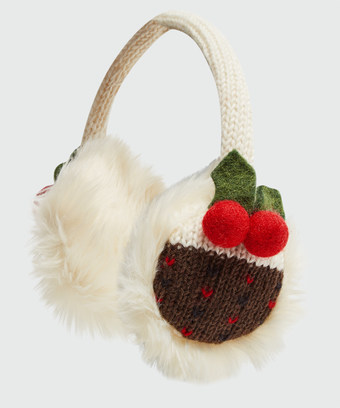 Christmas Pudding Ear Muffs Christmas Pudding Ear Muffs