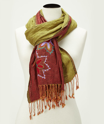 Embroidered Scarf Embroidered Scarf