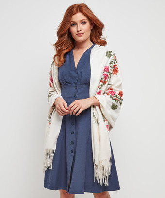 Stunning Embroidered Wrap Stunning Embroidered Wrap