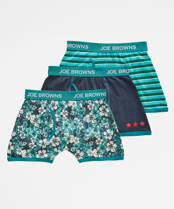 Joe's Pack Of 3 Mens Boxers Joe's Pack Of 3 Mens Boxers