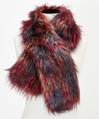 Northern Lights Faux Fur Stole