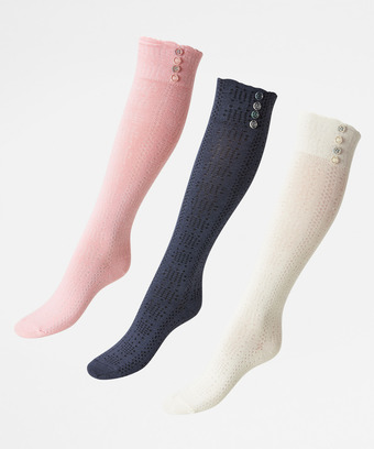 Pk/3 Cute To Boot Knee Socks Pk/3 Cute To Boot Knee Socks