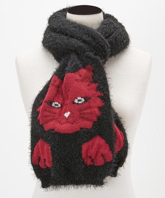 Fluffy And Fun Cat Scarf Fluffy And Fun Cat Scarf