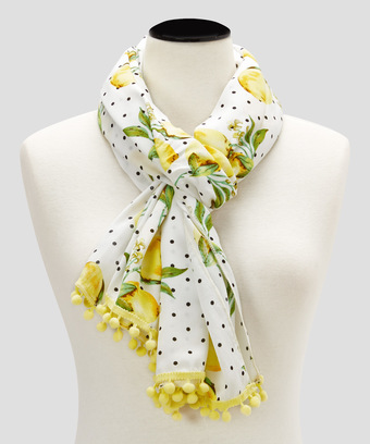 Zesty Pom Pom Scarf Zesty Pom Pom Scarf