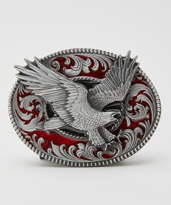 Eagle Pewter Oval Buckle Eagle Pewter Oval Buckle