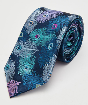 Peacock Feather Premium Silk Tie Peacock Feather Premium Silk Tie