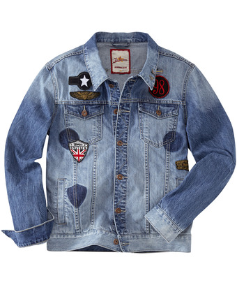 Badged Up Denim Jacket Badged Up Denim Jacket