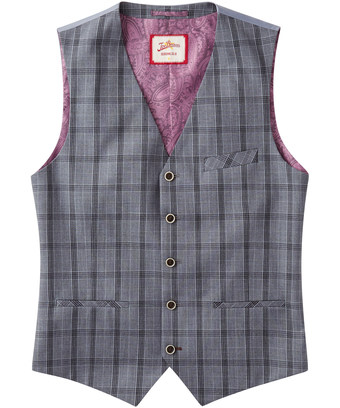 Charming Check Suit Waistcoat Charming Check Suit Waistcoat