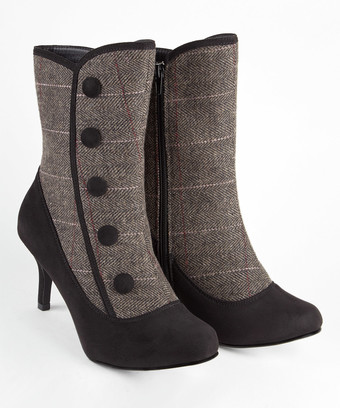 Enchanting Tweedy Ankle Boots Enchanting Tweedy Ankle Boots