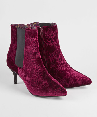 Irresistible Velvet Ankle Boots Irresistible Velvet Ankle Boots