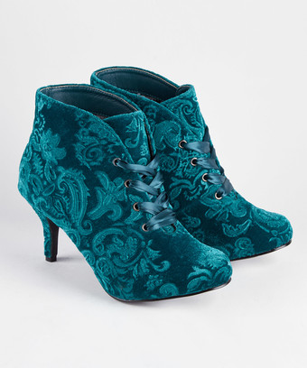 Forever Elegant Velvet Bootees Forever Elegant Velvet Bootees