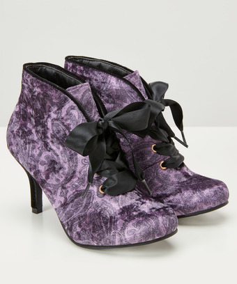 Alluring Velvet Ankle Boots Alluring Velvet Ankle Boots