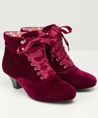 Very Velvet Ankle Bootees Very Velvet Ankle Bootees