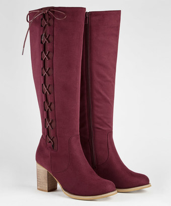 Striking Side Lace Boots Striking Side Lace Boots