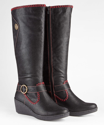 Distinctive Wedge Boots Distinctive Wedge Boots