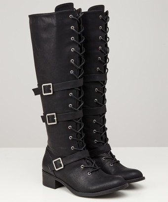 Freestyle Strappy Lace Up Boots Freestyle Strappy Lace Up Boots