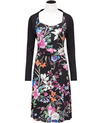 Tropical Dress With Shrug Tropical Dress With Shrug
