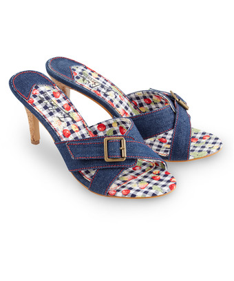 At The Hop Denim Mules At The Hop Denim Mules