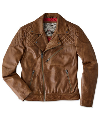 Tan Leather Biker Jacket Tan Leather Biker Jacket