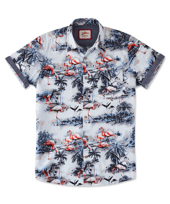 Flamingo Print Shirt Flamingo Print Shirt
