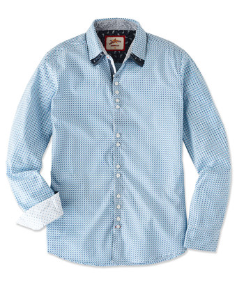 Triple Collar Geo Shirt Triple Collar Geo Shirt