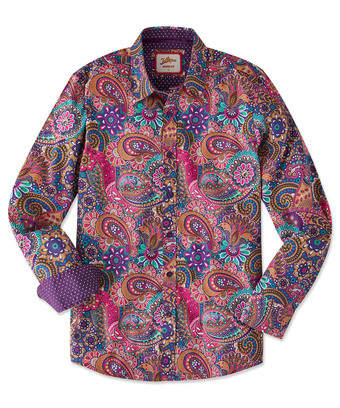 Brilliant Bright Paisley Shirt Brilliant Bright Paisley Shirt