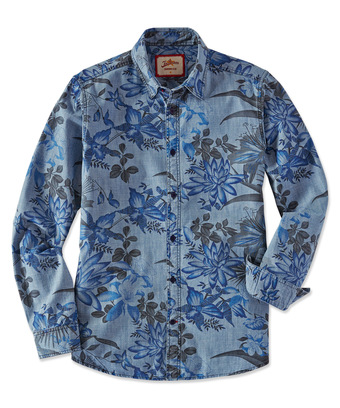 Indigo Floral Shirt Indigo Floral Shirt