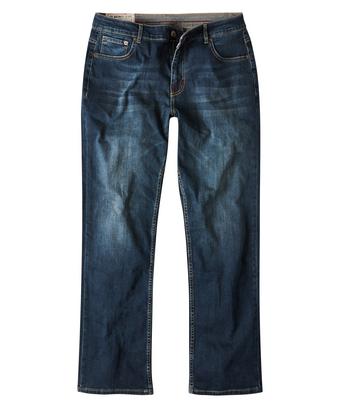 Dark Distress Straight Jeans Dark Distress Straight Jeans