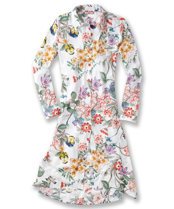 Longline Floral Blouse Longline Floral Blouse