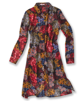 Colours Of Autumn Longline Blouse Colours Of Autumn Longline Blouse
