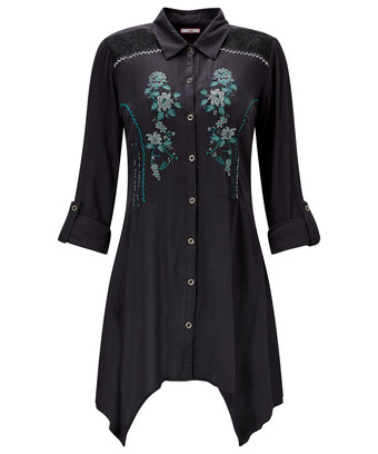 Crepe Waterfall Shirt Crepe Waterfall Shirt