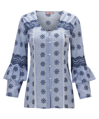 Sultry Striped Blouse Sultry Striped Blouse