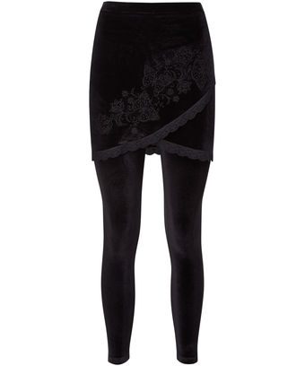Our 2 In 1 Velvet Leggings Our 2 In 1 Velvet Leggings
