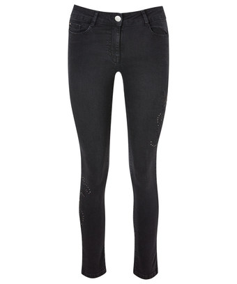 Dark Applique Slim Jeans Dark Applique Slim Jeans