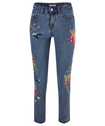 Eclectic Embroidered Jeans Eclectic Embroidered Jeans