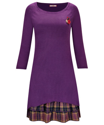 Cheeky Check Hem Tunic Cheeky Check Hem Tunic