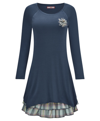 Layered Check Tunic Layered Check Tunic