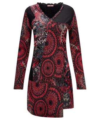 Fun Loving Flocked Tunic Fun Loving Flocked Tunic