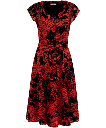 Pretty Phenomenal Flocked Dress Pretty Phenomenal Flocked Dress