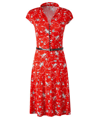 Ditsy Floral Vintage Dress, Women, Dresses