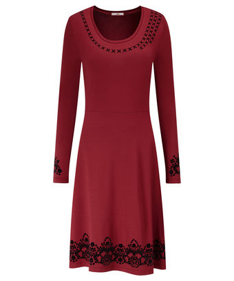 Flocked Signature Dress Flocked Signature Dress