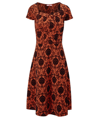 Funky Flocked Dress Funky Flocked Dress