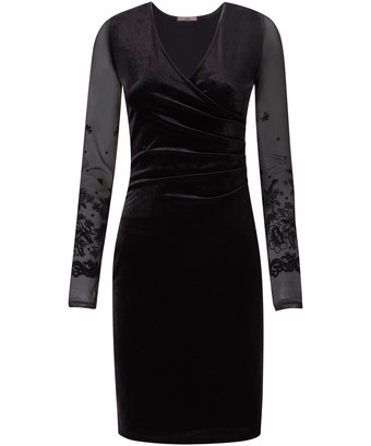 Wrap Up Velvet Party Dress Wrap Up Velvet Party Dress