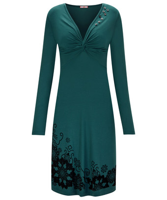 Flocked Knot Dress Flocked Knot Dress