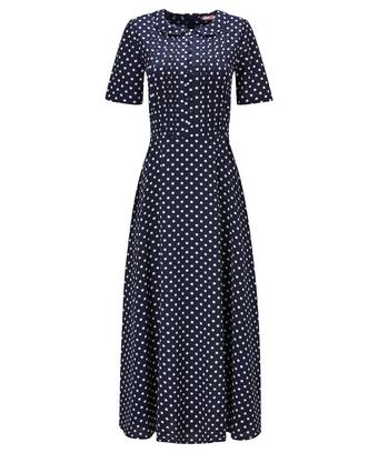 Bubble Crepe Polka Dot Dress Bubble Crepe Polka Dot Dress