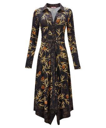 Autumnal Palm Jersey Dress Autumnal Palm Jersey Dress