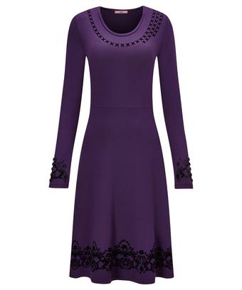 Fantastic Flocked Jersey Dress Fantastic Flocked Jersey Dress