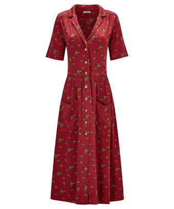 Windy Leaves Shirt Dress Windy Leaves Shirt Dress