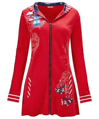 Longline Nautical Hoody Longline Nautical Hoody