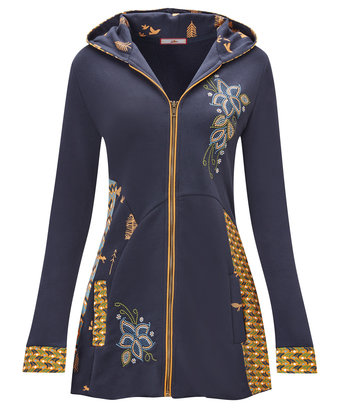 Unique Printed Longline Hoody Unique Printed Longline Hoody